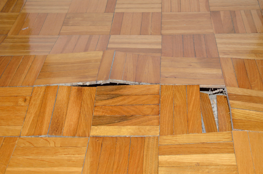 Parquet qui gondole